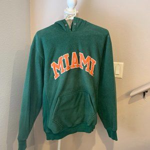Miami Hurricanes Unisex Hoodie, Medium
